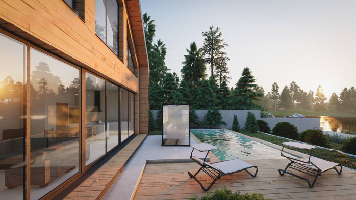 Проект дома U493 - 6 С мансардным этажом дома в Киеве