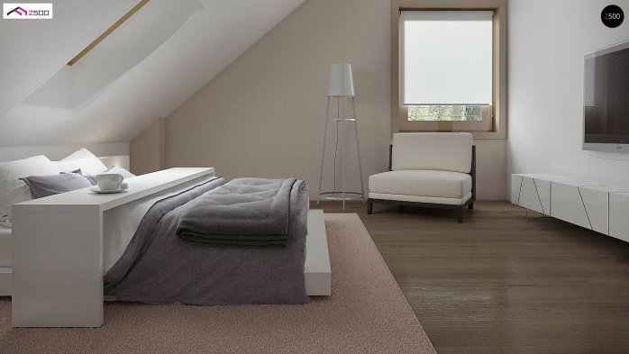 Проект дома U113 - 7 С мансардным этажом дома в Киеве