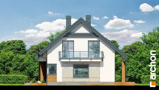 Проект дома Дом в яблонках 4  - 4 С мансардным этажом дома в Киеве