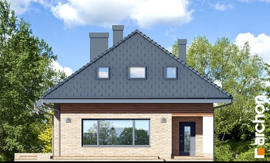 Проект дома Дом в сирени (М) вер.2 - 3 С мансардным этажом дома в Киеве