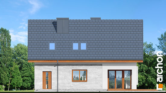 Проект дома Дом в изопируме 2 - 6 С мансардным этажом дома в Киеве