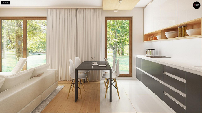 Проект дома U38 - 7 С мансардным этажом дома в Киеве