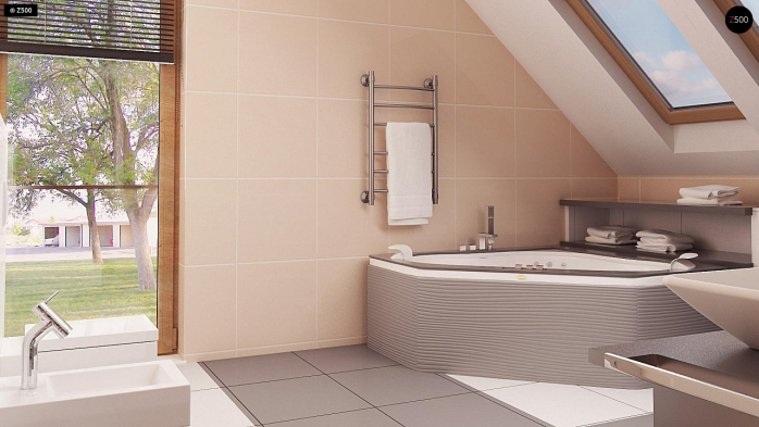 Проект дома U223 - 15 С мансардным этажом дома в Киеве