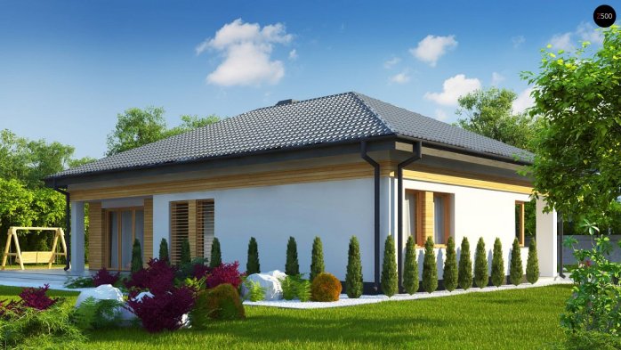 Проект дома U204 GP - 6 Одноэтажные дома в Киеве