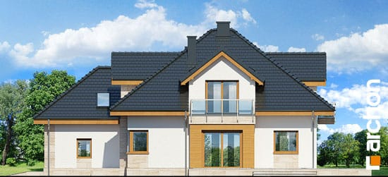 Проект дома Дом в кокосах (Н) - 4 С мансардным этажом дома в Киеве