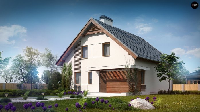 Проект дома U166 - 2 С мансардным этажом дома в Киеве