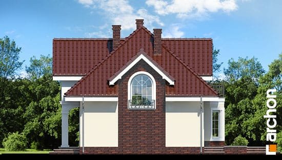 Проект дома Дом под белой акацией вер.2 - 4 С мансардным этажом дома в Киеве