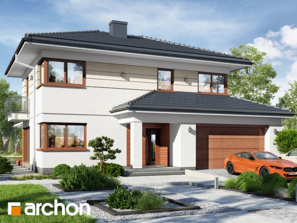 Проект дома Вилла Элиза 5 (Г2) - 1 Двухэтажные дома в Киеве