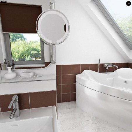 Проект дома U216 - 21 С мансардным этажом дома в Киеве