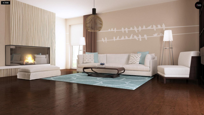 Проект дома U196 - 4 Одноэтажные дома в Киеве