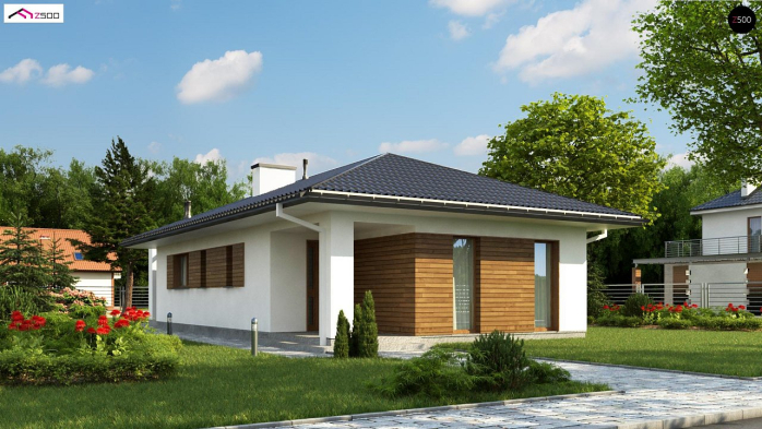 Проект дома U355 - 1 Одноэтажные дома в Киеве
