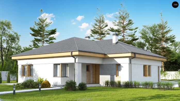 Проект дома U204 bG - 1 Одноэтажные дома в Киеве