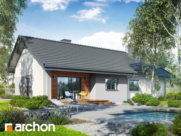 Проект дома Дом в овсянницах (Г) - 2 Одноэтажные дома в Киеве