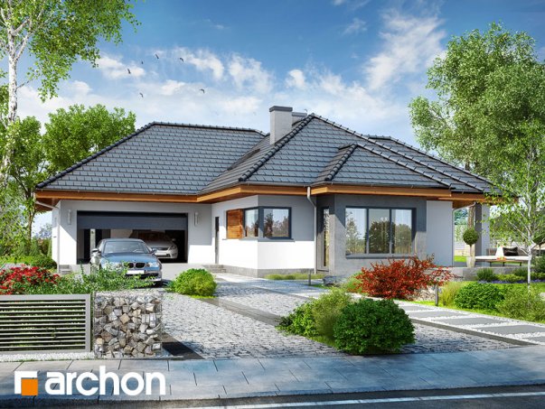 Проект дома Дом в повоях 3 (Г2) - 1 С мансардным этажом дома в Киеве