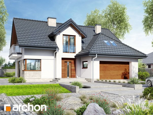 Проект дома Дом в кортландах (Г2) - 1 С мансардным этажом дома в Киеве