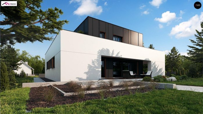 Проект дома Ux143 - 1 Двухэтажные дома в Киеве