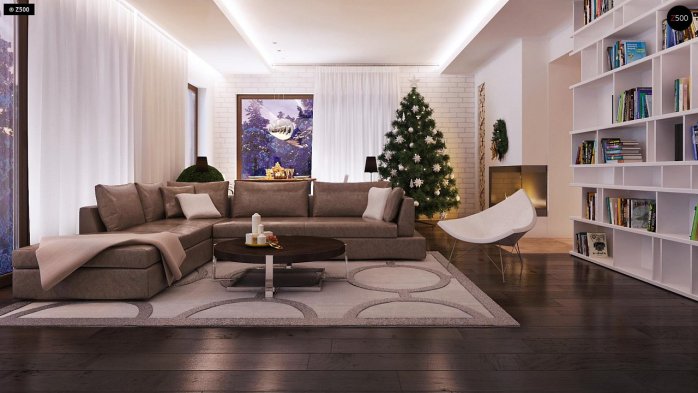 Проєкт будинку Ux45 - Двоповерхові дома у Києві