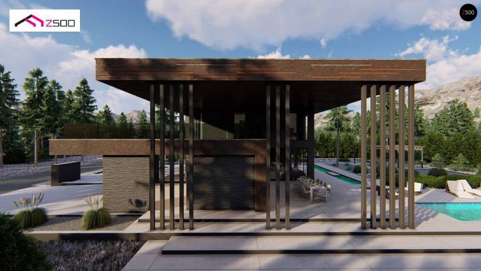 Проект дома Ux167 - 8 Двухэтажные дома в Киеве