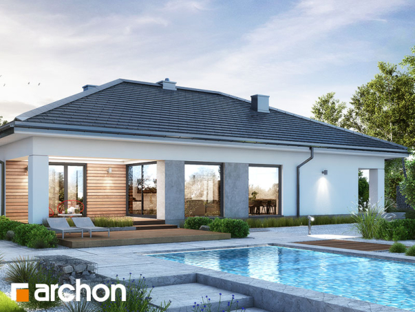 Проект дома Дом в ренклодах 11 (Г2) - 2 Одноэтажные дома в Киеве