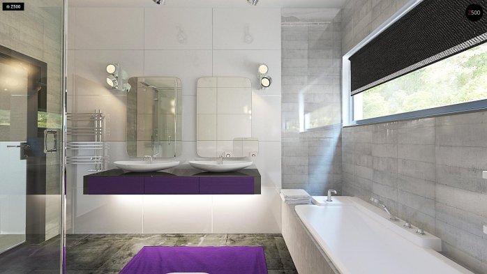 Проект дома Ux65 + - 28 Одноэтажные дома в Киеве