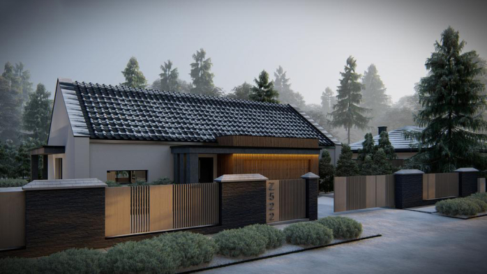 Проект дома U522 - 2 Одноэтажные дома в Киеве