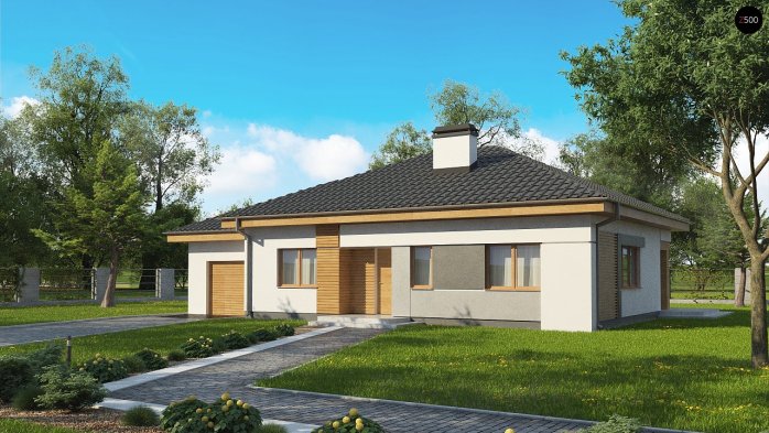 Проект дома U273 a L GL - 1 Одноэтажные дома в Киеве