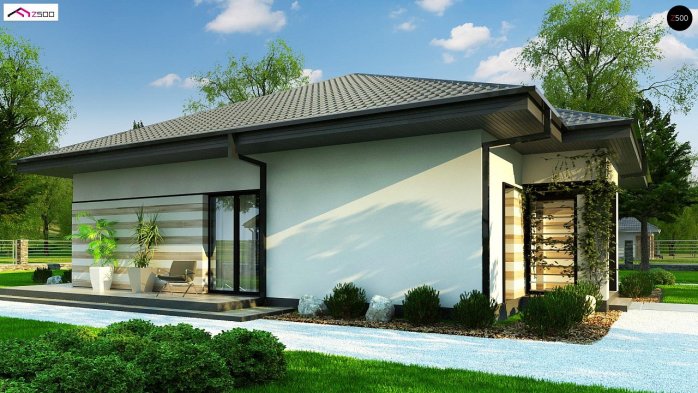 Проект дома U383 - 6 Одноэтажные дома в Киеве