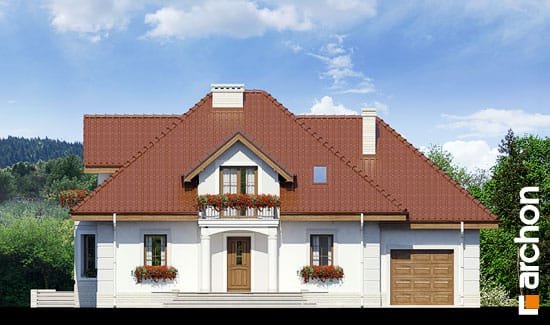 Проект дома Дом в нектаринах 2 (П) вер.2 - 3 С мансардным этажом дома в Киеве