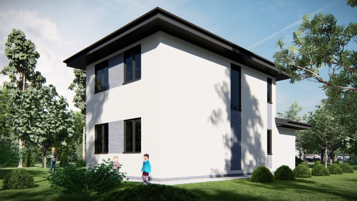 Проект дома DBT 540 - 3 Двухэтажные дома в Киеве