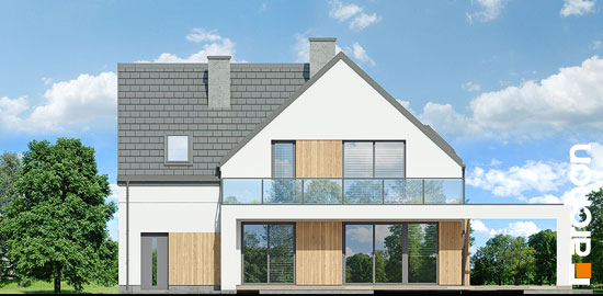 Проект дома Дом в аморфах - 6 С мансардным этажом дома в Киеве