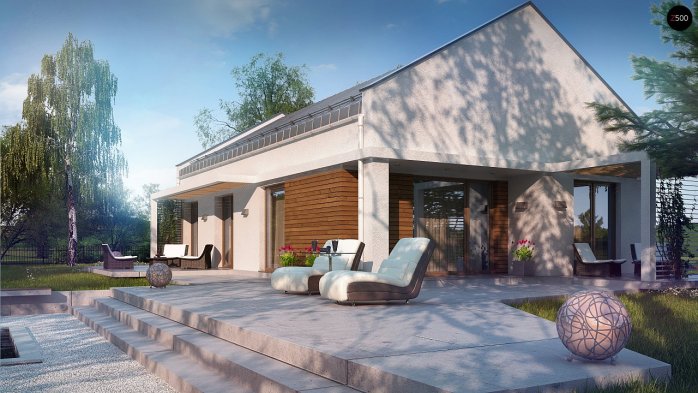 Проект дома U258 - 3 Одноэтажные дома в Киеве