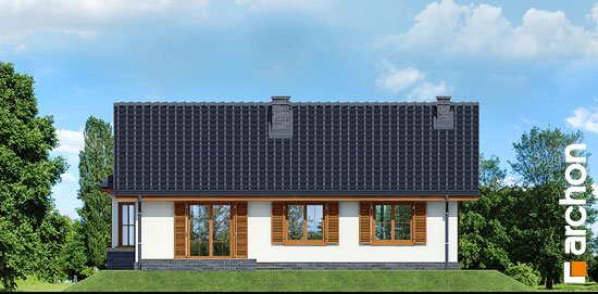 Проект дома Дом в ежевике вер.3 - 6 Одноэтажные дома в Киеве