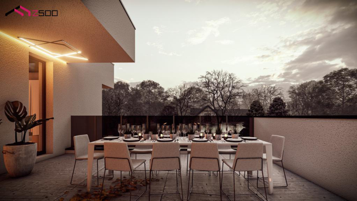 Проект дома Ux220 - 8 Двухэтажные дома в Киеве