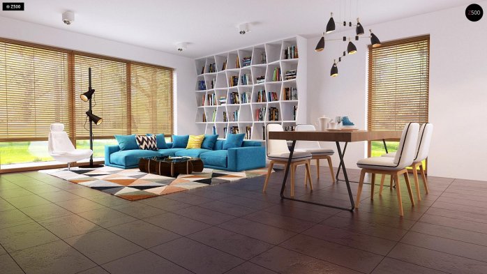 Проект дома Ux106 - 16 Одноэтажные дома в Киеве