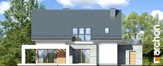 Проект дома Дом в арабисах - 6 С мансардным этажом дома в Киеве