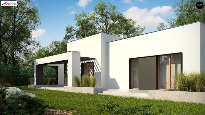 Проект дома Ux132 - 5 Одноэтажные дома в Киеве