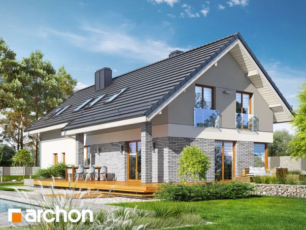 Проект дома Дом в вистерии 5 (Г2) - 2 С мансардным этажом дома в Киеве