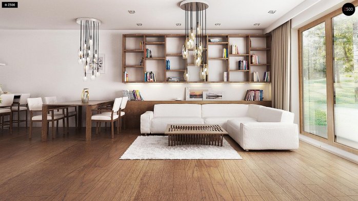 Проект дома U94 - 3 Одноэтажные дома в Киеве