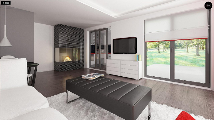 Проект дома Ux117 - 13 Одноэтажные дома в Киеве