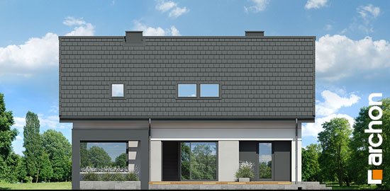 Проект дома Дом в сорго - 6 С мансардным этажом дома в Киеве