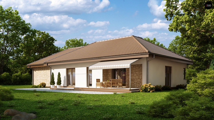 Проект дома U167 - 2 Одноэтажные дома в Киеве