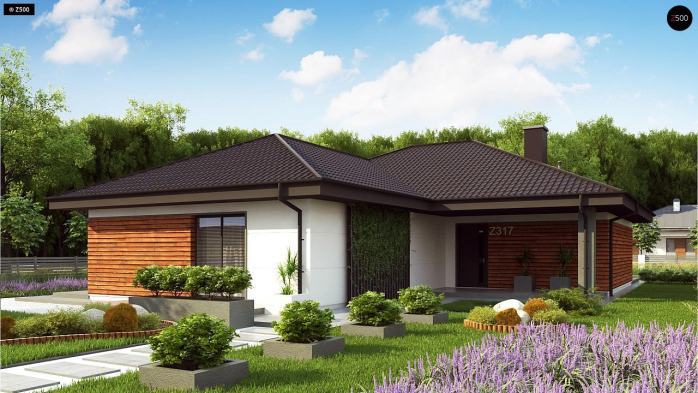 Проект дома U317 - 1 Одноэтажные дома в Киеве