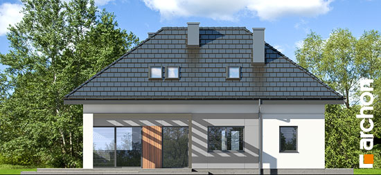 Проект дома Дом в арахисах - 6 С мансардным этажом дома в Киеве