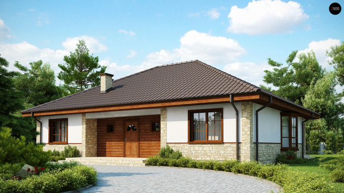 Проект дома U10 S - 3 Одноэтажные дома в Киеве