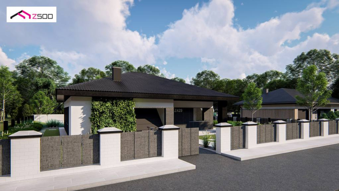 Проект дома U429 - 2 Одноэтажные дома в Киеве