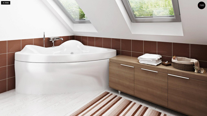 Проект дома U216 - 20 С мансардным этажом дома в Киеве