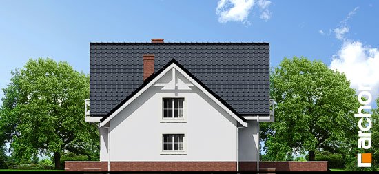 Проект дома Дом в рододендронах 5 (П) вер.2 - 4 С мансардным этажом дома в Киеве