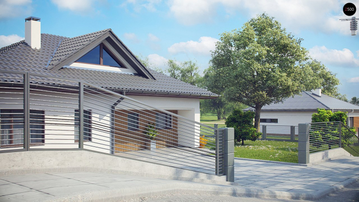 Проект дома U230 - 4 Одноэтажные дома в Киеве