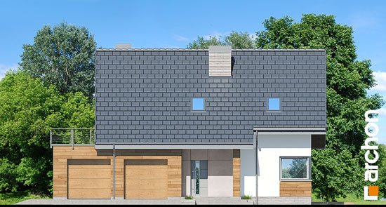 Проект дома Дом в яблонках 8 (Г2) - 3 С мансардным этажом дома в Киеве