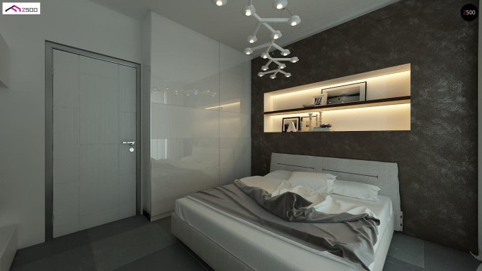 Проєкт будинку U122 - З мансардним поверхом дома у Києві